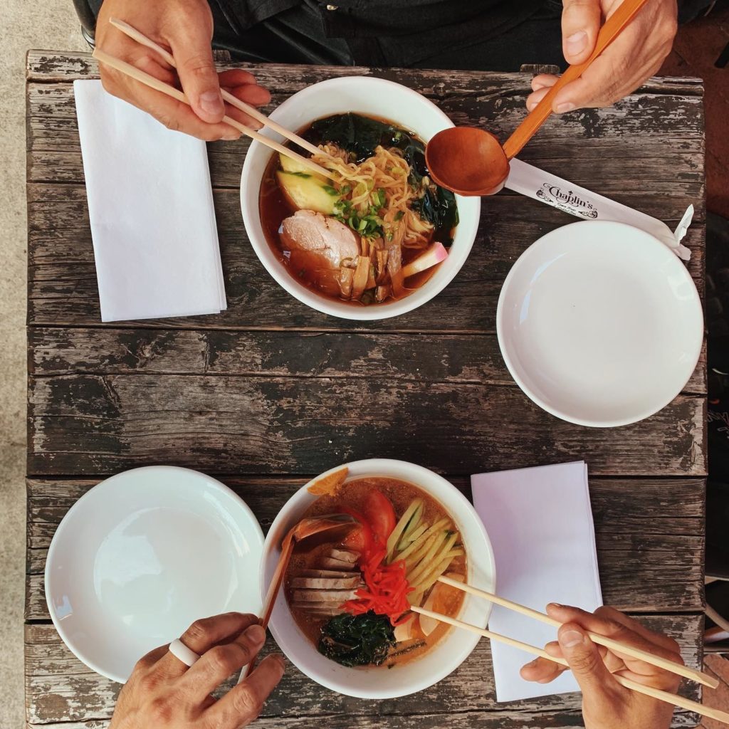 Chaplin's Hiyashi Chuuka (chilled ramen)