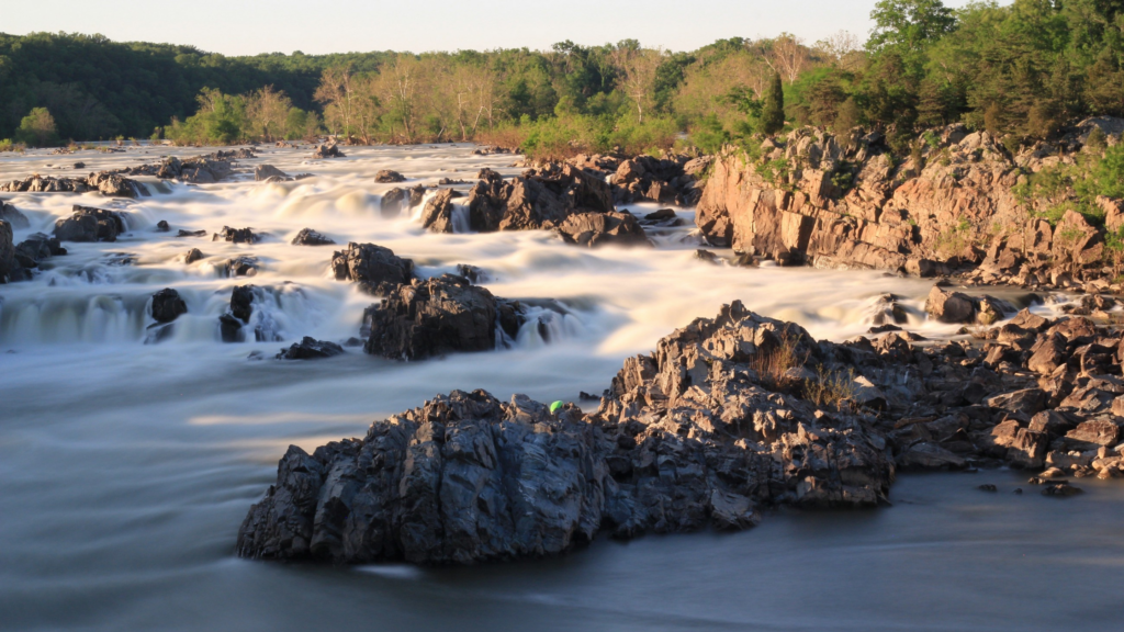 Great Falls National Park in Falls Church, Virginia